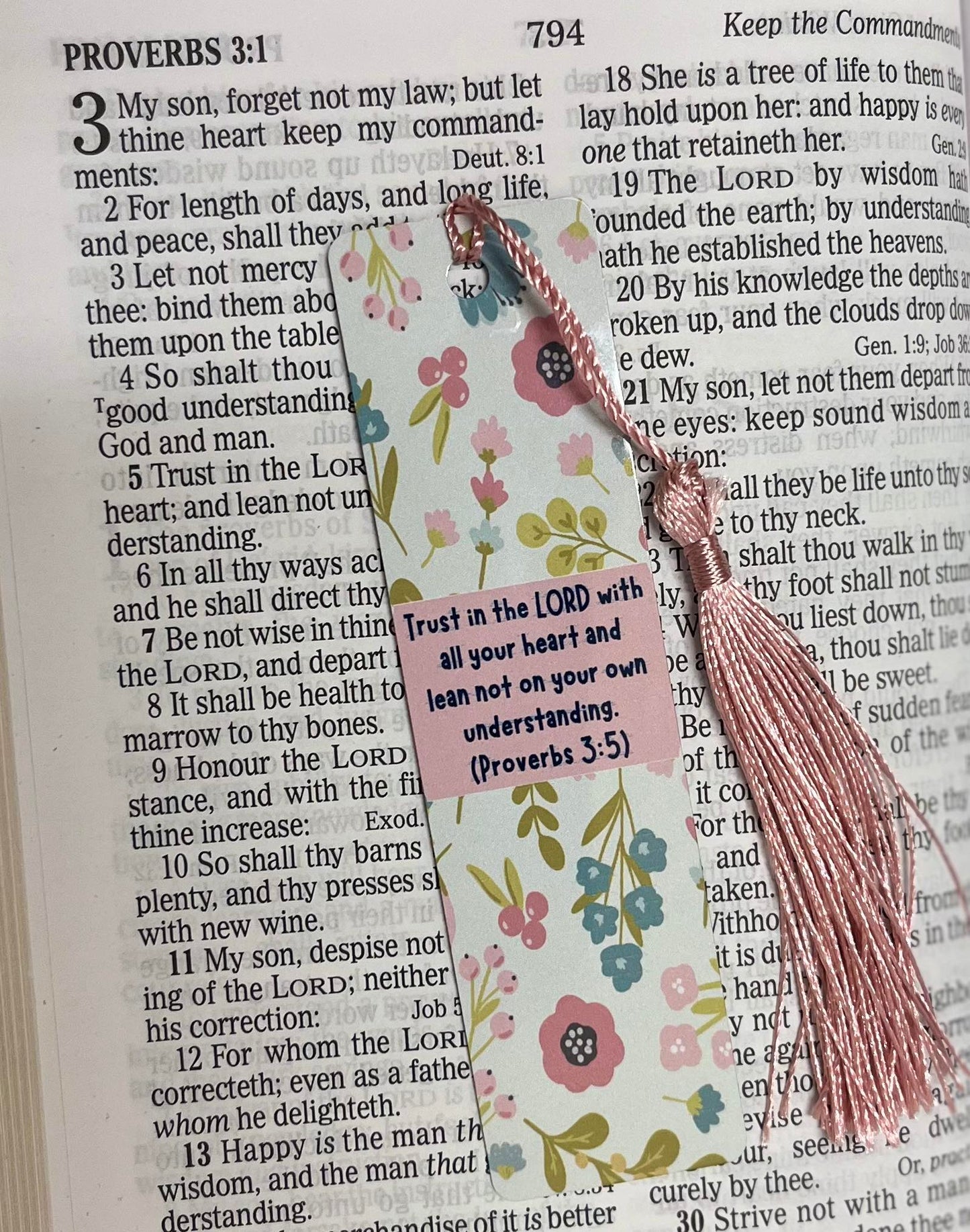 Trust in the Lord Bookmark